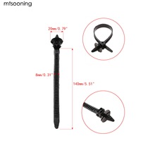 mtsooning 30x pcs Car Cable Fastening Ties Nylon Black Car Auto Cable Strap Push Mount Wire Tie Retainer Clip Clamp 2024 - buy cheap