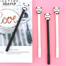 Pluma de Gel con dibujos de Panda para escuela y oficina, bonito bolígrafo de Gel con asas de panda, regalo creativo, 2 unidades 2024 - compra barato