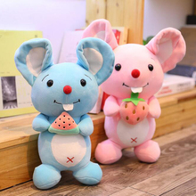 New Cute Fruit Mouse Doll Plush Toys Stuffed Animal Mouse Soft toys mouse Year of the Mascot Plush Doll Children Toys Gift 2024 - buy cheap