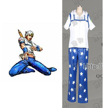 2016 JoJo's Bizarre Adventure Steel Ball Run Gyro Zeppeli Cosplay Costume 2024 - buy cheap