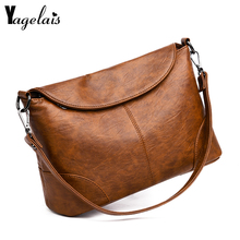 2019 Female Messenger Bags Ladies Soft Genuine Leather Shoulder Bag High Quality Vintage Envelope Crossbody Bag For Women Clutch 2024 - buy cheap