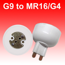 Freeshipping 10pcs/lot portable G9 led lamp base converter light bulb adapter holder G9 to MR16,G4,G5.3,GY6.35,G8 led socket 2024 - buy cheap