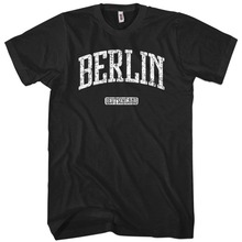 Men'S Berlin Germany T-Shirt New 2019 Cotton Short-Sleeve T-Shirt Retro 100% Cotton Print Shirt Tee Cool Tops 2024 - buy cheap
