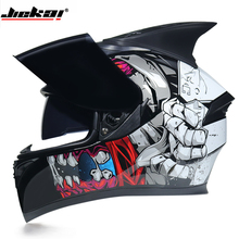 Casco de carreras de cara completa para motocross, protección para la cabeza con doble lente, aprobado por DOT, tamaño M, L, XL, XXL, 4, novedad de 2018 2024 - compra barato