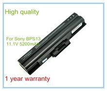 5200mAh Black Battery for BPS13/B VGP VGP-BPS13/B BPS13/Q VGP-BPS13B/B VGP-BPS13A/B 2024 - buy cheap