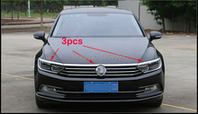 for 2017-2021 VW Passat B8 sedan Variant FRONT HOOD BONNET GRILL LIP MOLDING COVER TRIM BAR GARNISH MESH 2024 - buy cheap