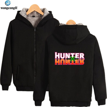 Hunter X Hunter-Sudadera gruesa con cremallera y capucha para mujer, ropa de calle cálida para invierno, estilo Harajuku, gruesa, con cremallera 2024 - compra barato