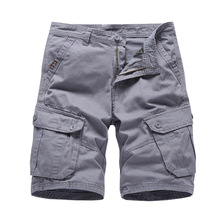 Novo arriva 2022 shorts de carga dos homens do exército estilo militar tático shorts roupas marca algodão solto trabalho casual curto homme 2024 - compre barato