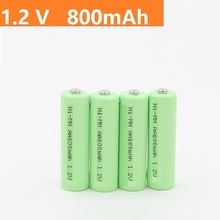 4pcs/lot 14500 Free shipping AA 800mAh 1.2V Quanlity Rechargeable Battery AA NI-mh 1.2V Rechargeable 2A Battery Baterias Bateria 2024 - buy cheap