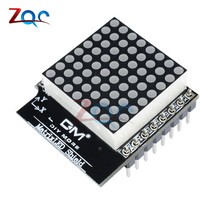 Protetor de led de matriz wemos d1 mini 8x8 v1.0,0 led vermelho para arduino 2024 - compre barato