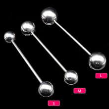 Anal beads masturbator stainless steel g spot stimulation male female adult product double heads anal plug butt Plug vagina ball 2024 - buy cheap