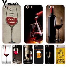 Para o iphone 13 7 6 x caso manter a calma e beber um urso vinho caso de telefone de luxo para o iphone 13x6s 7plus 8 8 mais xr xs xsmax 2024 - compre barato