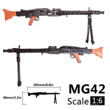 1/6 Scale 12 Inch Action Figures Accessories WWII MG42 Heavy Machine Gun Toy 1/100 MG Gundam Accessory Model M82A1 Toys Gift 2024 - buy cheap