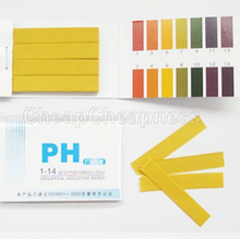 Analizadores de papel PH, tiras de prueba de rango completo de 1-14 PH, 80 tiras 2024 - compra barato