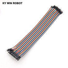 Dupont-Cable de placa de pruebas para Arduino, 40 uds, 30cm, 2,54mm, 1p-1p, Pin macho a macho, Color 2024 - compra barato