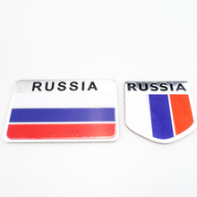 1Pcs Car 3D Russian Flag Badge Sticker Car Modeling for Mitsubishi ASX/Outlander/Lancer Evolution/Pajero/Eclipse/Grandis 2024 - buy cheap
