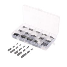 140pcs Round Ended Feather Key Parallel Drive Shaft Keys Set 8mm 10mm 12mm 16mm 20mm 25mm 30mm Hardware with Box 2024 - buy cheap
