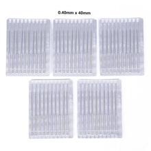 50pcs/pack Disposable Sterile Acupuncture Needles Acupuncture Needle Sterile Acupuntura Asepsis Aluminum Foil Packing 2024 - buy cheap