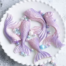 Yueyue Sugarcraft Fish Mermaid tail Cupcake Silicone mold fondant mold cake decorating tools chocolate gumpaste mold 2024 - buy cheap