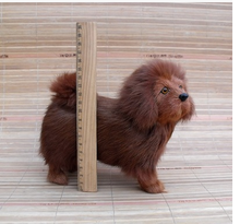 new simulation Tibetan mastiff dog model toy polyethylene & furs brown dog doll gift  18x8x16cm 1878 2024 - buy cheap