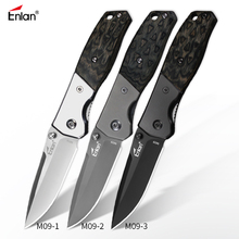 ENLAN Folding Knife 8Cr13mov Blade ,Steel + Color wood Handle Camping Hunting Survival Knives Pocket Outdoor Knife EDC Tool 2024 - buy cheap