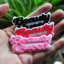 very cute flat back resin beauty queen charms for DIY Necklace/Bracelet 2024 - buy cheap