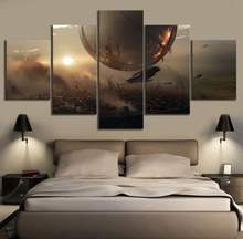 5 Piece Artwork Canvas Art Destiny 2 Game Poster Decorative Paintings for Home Decor Wall Art 2024 - buy cheap