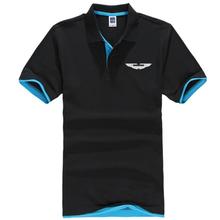 Camisa polo masculina e feminina de algodão, camiseta de manga curta com cores duplas, de alta qualidade, verão 2019 2024 - compre barato