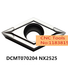 DCMT070204 NX2525/DCMT070208 NX2525, оригинальная вставка карбида для токарного инструмента держатель расточной штанги 2024 - купить недорого