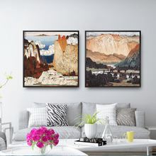 Home Decoration Painting Print Canvas Wall Art Pictures Square Poster Oil Unframed Drawings Xue Liang  Landscape painting 2024 - buy cheap