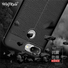 WolfRule Xiaomi Redmi 6 cubierta a prueba de golpes de cuero de lujo TPU volver caso para Xiaomi Redmi 6 teléfono Fundas Xiomi Redmi 6 conchas 5,45" 2024 - compra barato