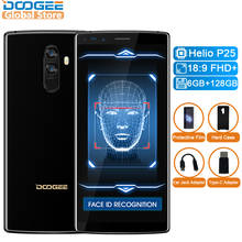 Оригинал DOOGEE Mix 2 Android 7.1 4060 мАч 5.99 ''FHD + helio P25 восьмиядерный смартфон Quad камеры 16.0 + 13.0 Мп 6 ГБ Оперативная память 128 ГБ Встроенная память 2024 - купить недорого
