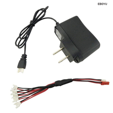 3,7 V adaptador de cargador + 2 a 5 cargador de batería Lipo Cable para Syma X5C X11 X13 X5SC X5SW/Hubsan H107C H107D H107L M68 M62 H8 2024 - compra barato