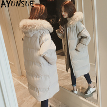 AYUNSUE Women's Jackets Down Cotton Padded Female Jacket Winter Parka Korean Long Coat Woman Overcoat Parkas Mujer 2020 KJ687 2024 - buy cheap