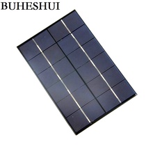 BUHESHUI Wholesale 4.2W 6V Solar Cell Polycrystaline Solar Panel Module DIY Solar Charger 200*130*3MM 12pcs/lot Free Shipping 2024 - buy cheap