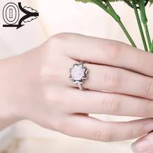 New Arrival Silver-plated Ring,Silver Fashion Jewelry,Women&Men Gift Sunflower Crystal Stone Silver Finger Rings 2024 - buy cheap