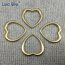 Belt gold color sexy buckle Japanese style Peach heart Simple fashion generous accessories temperament 50 pcs/pack 20mm 2024 - buy cheap