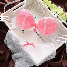 New High Quality Sexy Women Bra and Panty Set Lace Lingerie Underwear Push-Up Padded Bra Brief Underwire Outfits 2024 - buy cheap