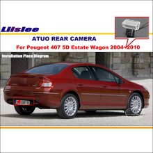 Cámara de visión trasera para coche, videocámara HD CCD con visión nocturna, para Peugeot 407 5D Estate Wagon 2004-2010 2024 - compra barato