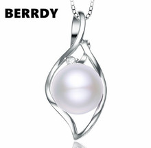 11-12mm Super Big Size Freshwater Pearl Pendant Necklace for Valentine's Day Girls' Gift 2024 - buy cheap