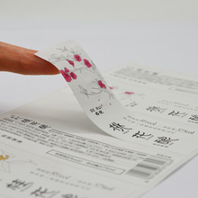 custom stickers/logo label printing/transparent adhesive sticker PVC vinyl paper DIY 2024 - купить недорого