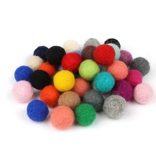 Colorful Pompoms DIY Dolls Garment Handmade Material 15/20mm Soft Felt Pom Poms Ball For DIY  Hand Crafts Kids Toys Accessories 2024 - buy cheap