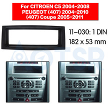 2 din rádio fascia para citroen c5 2004-2008 para peugeot (407) montagem em painel de áudio estéreo instalação kit traço quadro adaptador dvd 2024 - compre barato