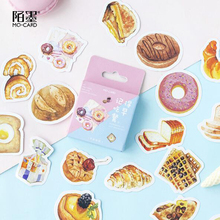 46PCS/box Remember To Eat Breakfast Food Paper Sticker Decoration Diy Diary Scrapbooking Sticker Children's Favorite Stationery 2024 - buy cheap