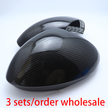 3 sets wholesale 100% Real Carbon Fiber Shell sport style Side Mirror Cover Cap for Alfa Romeo Giulia 2015 - 2018 car styling 2024 - buy cheap