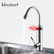 Kbxstart Kitchen Tankless Water Heater Tap Electric Water Faucet Third Generation Heating Tube Torneira 220V With Safer Handle 2024 - buy cheap