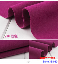 21# purple 1 meter double brushed middle thick cloth fabric for DIY colthes dress overcoat material 2024 - buy cheap