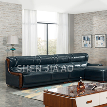Multi-function High-grade Leather Sofa Living Room Combination Sofa Solid Wood Corner First Layer Leather Sofa 1PC 2024 - buy cheap