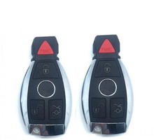 3 + 1 кнопочный новый модифицированный умный пульт дистанционного управления чехол для Benz C200 S320 S600 с лезвием ключа и держателем батареи 2024 - купить недорого