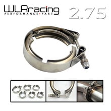 WLR CORRIDA-2.75 "AÇO INOXIDÁVEL 304 TURBO/INTERCOOLER/TUBOS/TUBO PARA BAIXO/BRAÇADEIRA de MANGUEIRA V-BAND WLR-VCN275 2024 - compre barato